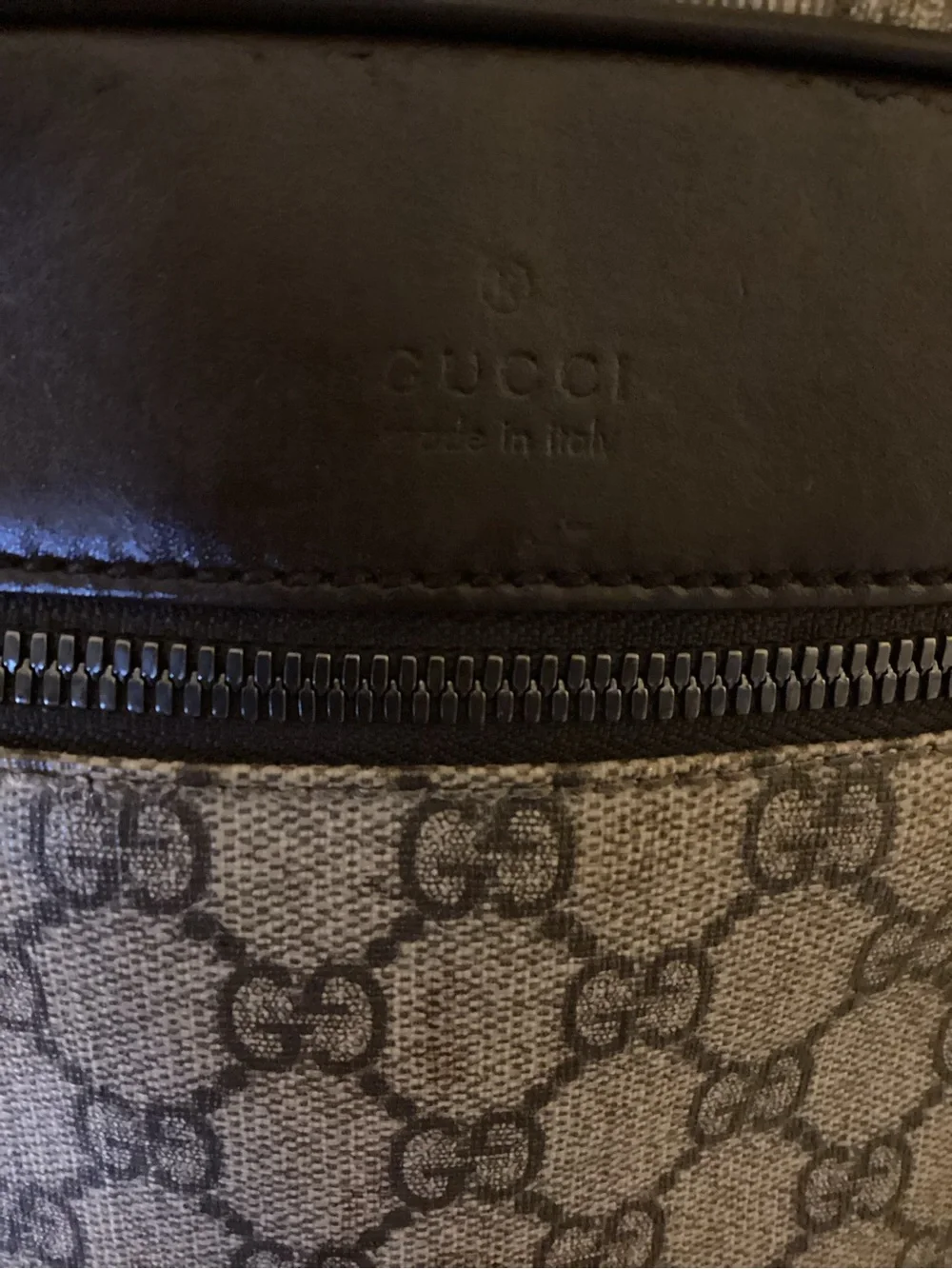 Gucci Beige and Brown GG Canvas Messenger Bag